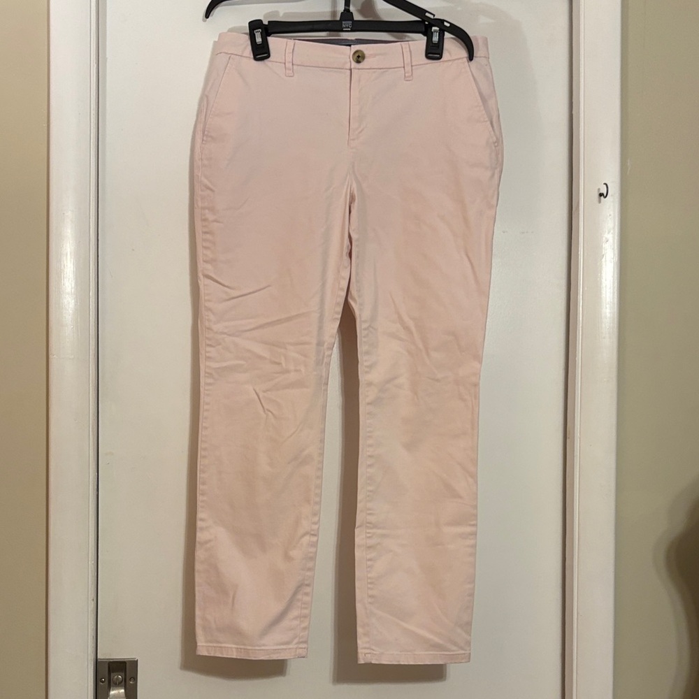 Tommy Hilfiger Women's Light Pink Straight Leg Jeans